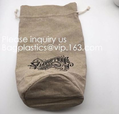 Gift Bag Jute Packing Storage Linen Jewelry Pouches Sacks for Wedding Party Shower Birthday Christmas Jewelry DIY Craft