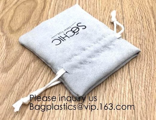 Handmade Velvet Long Drawstring Jewelry Pouches Bag Gift,Suede Fabric Drawstring Bag Jewelry Bag Gift Bag Small Mini Car