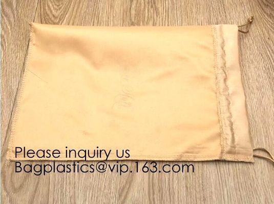 High Quality Gift Small Bag,Gift Shopping Bag,Super Soft White Black Rose Gold Silk Drawstring Bag,Graograin Satin Pouch