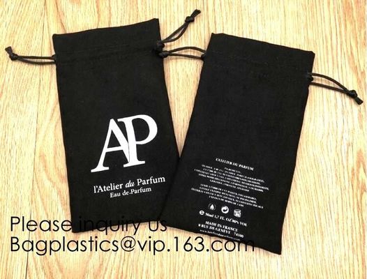 Soft Cotton Flannel Dust Bag With Drawstring/Flap,Natural color, off white color, white color, black color, red, product