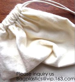 White Brushed Cotton Twill Drawstring Bag For Packaging,Cotton Flannel Dust bag,Pure White Cotton Flannel Packaging Bag