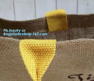 Reusable Jute Shopping Bag With Logo Wholesale,Wholesale tote plain shopping jute bag,eco friendly small standard size f