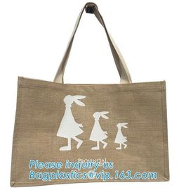 Custom eco friendly waterproof tote shopping jute pouch bag burlap linen packing gift bag with logo print bagease packag