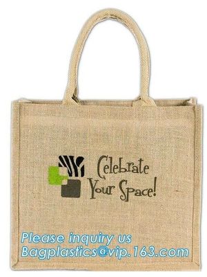 Reusable Grocery Jute Burlap Tote Shopping Bag For Wholesale Custom Printed Hessian Tote Bags,hemp jute cotton shopping