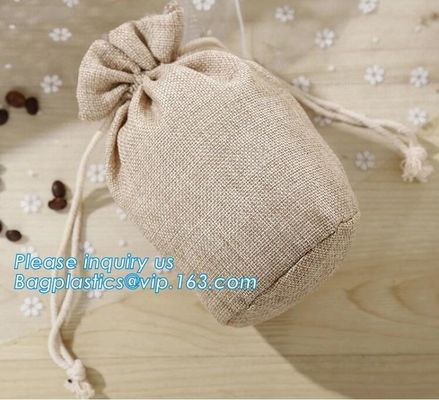 Custom cheap wedding favor gift packaging drawstring burlap jute pouch bag,drawstring jute bag burlap shopping bag new s