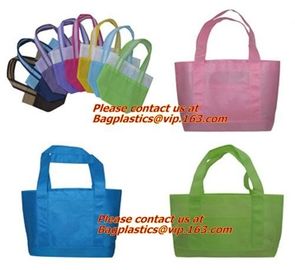 custom color bag eco friendly recyclable grocery non woven bag, Lamination Non Woven Tote Bag Fabric Shopper Grocery Bag