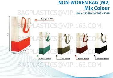 recycle printable non woven bag,non woven carry bag,non woven tote bag, Promotional pp coated custom printed recycled ec