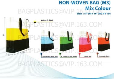 recycle printable non woven bag,non woven carry bag,non woven tote bag, Promotional pp coated custom printed recycled ec