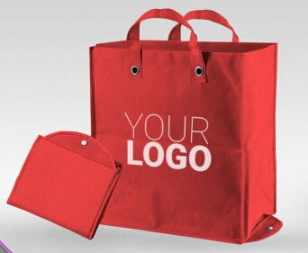 Quality PRODUCTS Recyclable Custom Logo Printed Grocery Tote Bag Non Woven Bag, Promotional PP Non Woven Bag, Folding