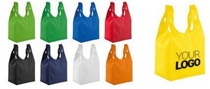 Spectrum Grocery Tote, Nonwoven polypropylene, Forest green, Lime, Natural, Navy, Orange, Pink, Black, Purple, red, roy