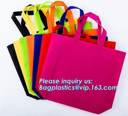 non woven drawstring bags, non woven backpack, Eco Non-woven Fabric. (40gsm-120gsm);  Laminated Non-woven (55gsm-160gsm)