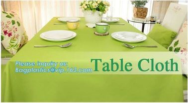 Household cleaning Wipes items non woven disposable table cloth, Disposable TNT Table Cloth nonwoven spunbond polypropyl