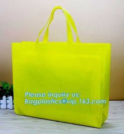 promotion advertising gift shopping bag laminated non woven bag with webbing handle, PP Nonwoven Recycled Bags Recycle B