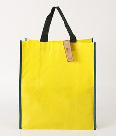 Wholesale high promotion laminated recyclable advertising logo pp printing grocery custom tote shopping non woven bag