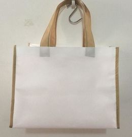 Promotional custom metallic laminated non woven bag, fabric reusable shopping bag, OEM Production Hot Sale Non Woven Bag