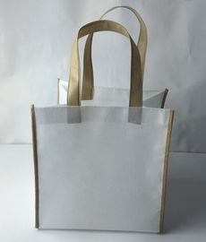 Promotional custom metallic laminated non woven bag, fabric reusable shopping bag, OEM Production Hot Sale Non Woven Bag