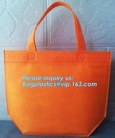 wholesale fashion 38*42*10cm 80gsm 100% pp non woven bag with handle, gusset and bottom, Promotional Custom Logo Printed