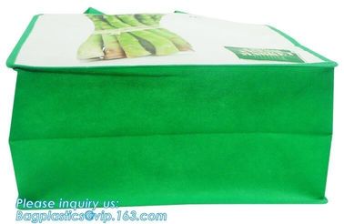 Promotional Cheap Custom Logo Print Eco Friendly Die Cut Shopping Non-Woven Bags / Non Woven Bag D Cut, bagplastics, pac