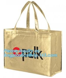 eco friendly non woven bag, Zip Lock Laminated PP non woven bag, Factory cheap promotion nonwoven shopping tote bag blan