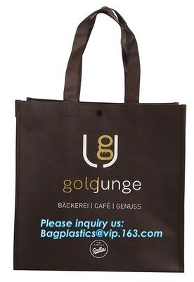 Laminated black pp non woven bag,matt lamination non woven tote bag, Wholesale Promotional High Quality Non Woven Bags