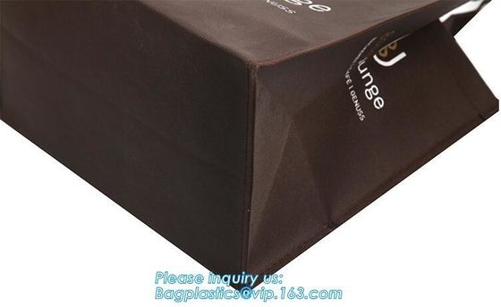 Laminated black pp non woven bag,matt lamination non woven tote bag, Wholesale Promotional High Quality Non Woven Bags