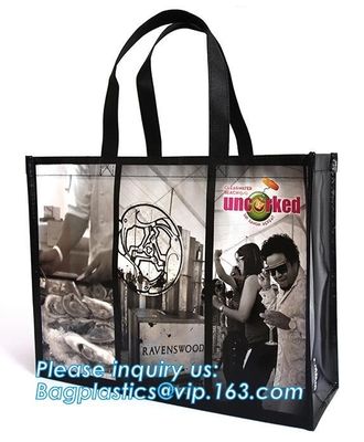 China pp woven bag supplier printed pp laminated non woven bag heat seal non woven bag, factory manufacture reusable non