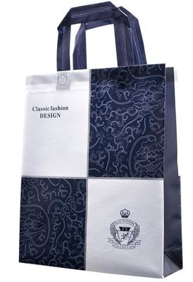 Fashion new coming blue non woven bag for red wine, Diy creative cute design biodegradable non woven bag, limited, ltd