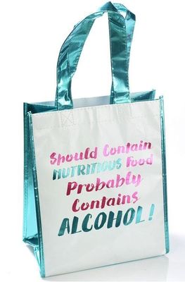 recycle fabric foldable non woven bag, recycled laminated non woven bag, Wholesale Foldable Recycle Hand Bag Non Woven B