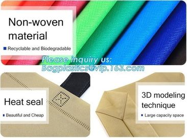 Top Sales Polypropylene non woven bag wholesale, New design fashion style colorful open top non woven bag, bagplastics