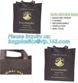 Logo printing OEM non woven bag with screen print, Reusable non woven polypropylene bag pp non woven bag, company, llc