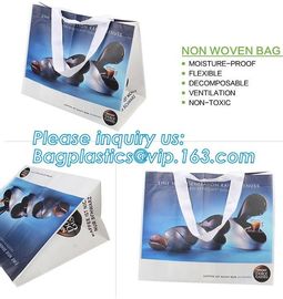 Logo printing OEM non woven bag with screen print, Reusable non woven polypropylene bag pp non woven bag, company, llc