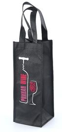 Custom logo nonwoven bag, non woven bag printing, woven bag for wine, Colorful high quality gloss laminated custom non w