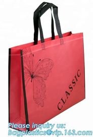 Laminated Non-woven Shopping Tote Promotional Non Woven Bag, Customized durable reusable printing shopping pp non woven