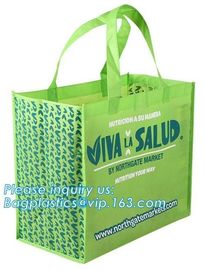 High Quality Custom Printing Recyclable Laminated PP Non Woven Bag, Customized LOGO print recycled foldable non woven ba