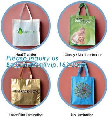 shopping bag Non Woven Silkscreen Bags PP Non Woven Bags PP Woven Laminated Bags Cotton Bag RPET Bags Metallic Laminated