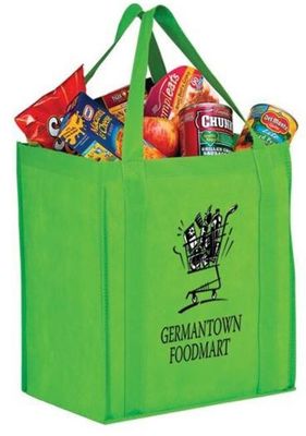 Promotional pp laminated custom printed recycled eco tnt grocery non woven bag, Cheap price handbag non-woven shopping b