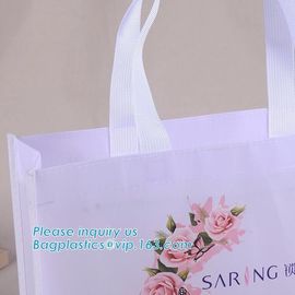 Hot Sale Promotional Tote Plastic Gift Shopping Non Woven Bag for Women, laminated non woven bag special supermarket sho