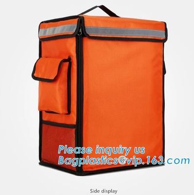 high quality whole foods backpack food delivery cooler bag with custom logo, rpet bag, thermal bag, food delivery packag