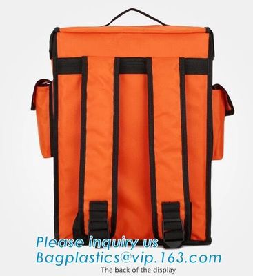 high quality whole foods backpack food delivery cooler bag with custom logo, rpet bag, thermal bag, food delivery packag