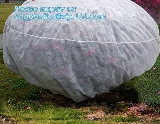 pp material woven fabric in tubular roll with black colour for agricultural mulch film, Biodegradable pp spunbond nonwov