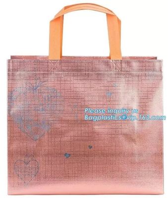 Factory Price High Quality Laminated PP Non Woven Bag, wholesale customized print logo non woven bags with string for sh