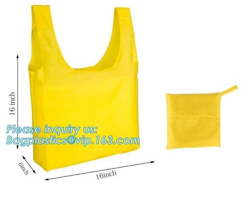 Designs Easy carry small foldable pocket tote polyester reusable folding shopping bag,full print 210d polyester foldable