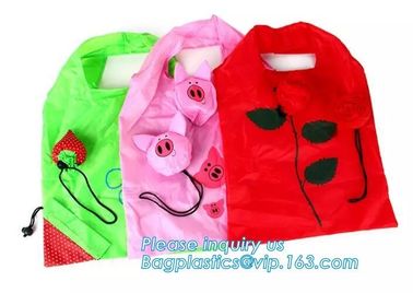 Fashionable Foldable Polyester Shopping Bag,Wholesale Eco-friendly Fruit Design Folding Recycled Polyester Shopping Bag