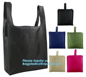 factory custom reusable 190t folding ball shaped foldable grocery nylon polyester shopping bag polyester bag promotion c