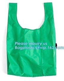 Supermarket polyester foldable non-woven bags fabric grocery shopping bag with different colors,Eco Friendly Polyester L