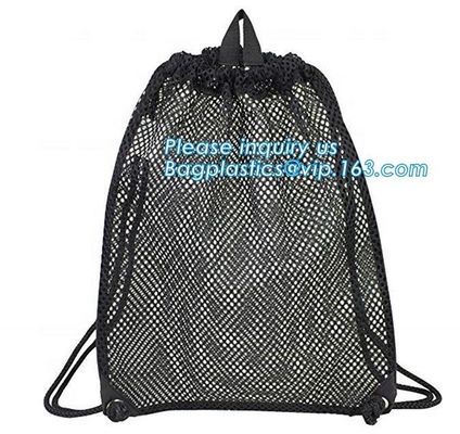 drawstring backpack kids mesh backpack manufacturer mesh net gift backpack,polyester drawstring outdoor cycling backpack