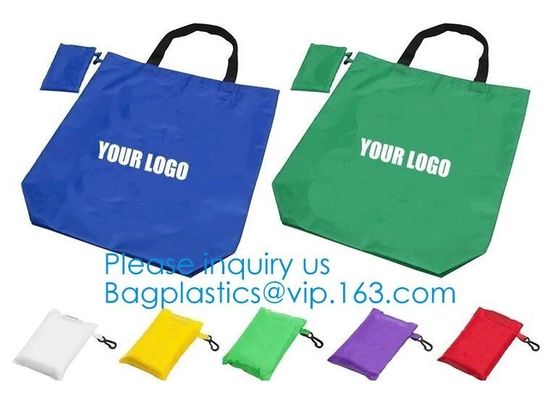 Promotional Standard Size Portable Reusable Eco Friendly Foldable Polyester Fish Shape Shopping Tote Bags With Handle