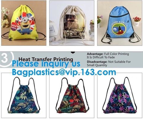 Custom Drawstring Bag/ Promotional drawstring backpack/Polyester Drawstring Bag,Custom 190T 210T 210d polyester backpack