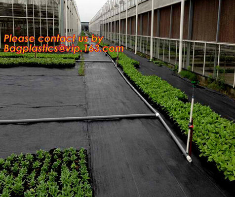 Garden Agricultural Weed Mat,Plastic Ground Cover, Weed Control Mat, pp woven grass mat, black woven pp fabric