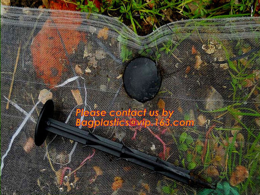 plastic nail, pins for ground cloth,garden nails,silt fence, plastic garden pegs ,ground nails,mulch pegs for gardening